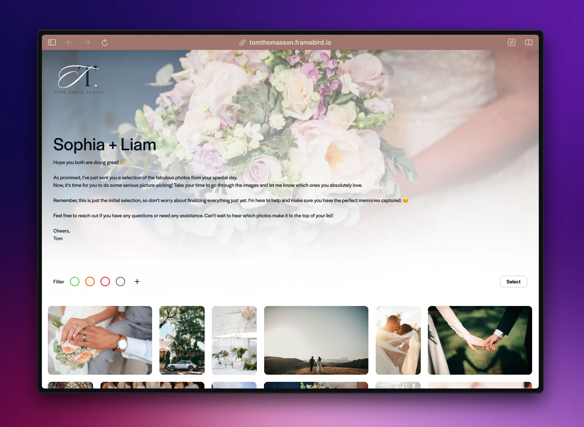 Mottagarvy av Delningen